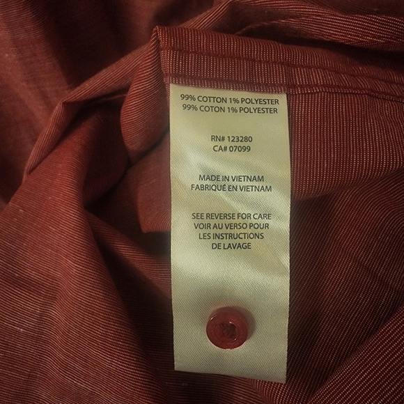 NWT Travis Mathew Rio Red Studebaker Button Up Shirt Mens XXL - Picture 7 of 9